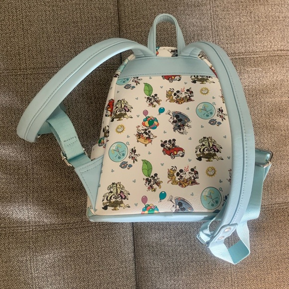 Mickey and Minnie's Runaway Railway Mini Loungefly backpack - Picture 3 of 12